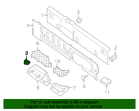 Pack of 5 New Genuine Nissan Clip Trim 84953EA002 / 84953-EA002 OEM