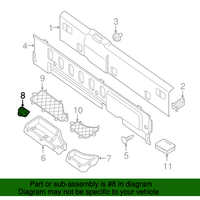 New Genuine Nissan Clip Trim 84953EA002 / 84953-EA002 OEM