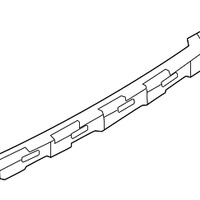 New Genuine Nissan Bracket-Rear Bumper OE 850406RR0A