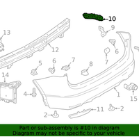 New Genuine Nissan Bracket-Rear Bumper Side,Lh 85221DF30A / 85221-DF30A OEM