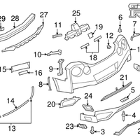 New Genuine Infiniti Clip 85284EG000 OEM
