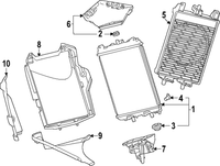 New Genuine Chevy Corvette Radiator Support Duct Left (2024-2025) OE 85592494