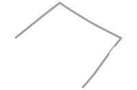 Genuine Kia OE Moulding-Windshield 86130-H8000
