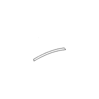 New Hyundai Rear Door Black Frame Upper,RH Tape (2011-2017) OE 863921R000