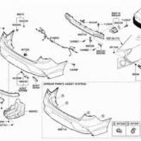 New Genuine Hyundai Sonata Rear Bumper Bracket Side Right OE 86564A5010