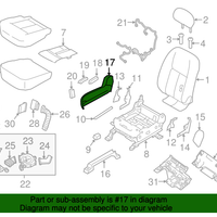 New Genuine Nissan Finisher Seat 873303TA0A / 87330-3TA0A OEM