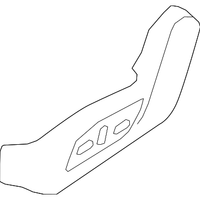 New Genuine Nissan Finisher Assy - Cushion, Front Seat Lh 873803TA0A OEM