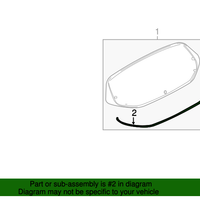 New Genuine Nissan / Infiniti Moulding-Back Door 903523JA0A OEM