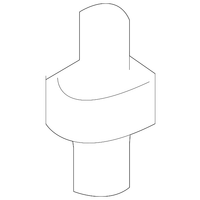 New Genuine Nissan Stud-Ball, Gas Stay OE 904567Z010