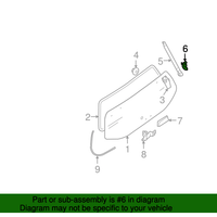 New Genuine Nissan Bracket Back Door Stay,Rh 90458EA500 / 90458-EA500 OEM