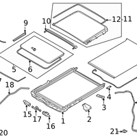 New Genuine Nissan Clip 91361EA960 / 91361-EA960 OEM