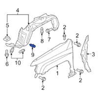 New Genuine Honda Acura Fender Liner Bumper Clip Retainer OE 91503SZ5003