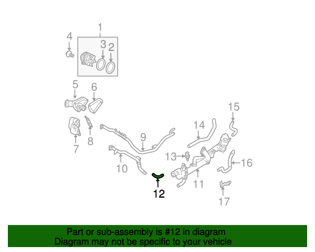 New Genuine Nissan Hose-Heater,Inlet 92400ZM70C / 92400-ZM70C OEM
