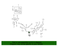 New Genuine Nissan Hose-Heater,Inlet 92400ZM70C / 92400-ZM70C OEM