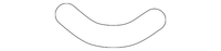 New Genuine Nissan Hose-Heater,Inlet 92400ZM70C / 92400-ZM70C OEM