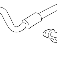 New Genuine Nissan Hose Flexible, High 92490ZT05A / 92490-ZT05A OEM