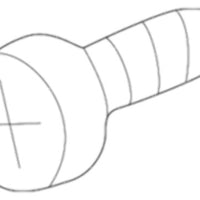 Genuine Honda License Frame Screw Tap (6X16) Pack (x10) (1997-2024) 9390446220