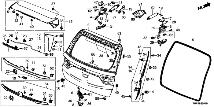 Genuine Honda Screw Tapping (4X16) (2005-2022) OE 93913244J0