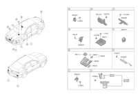 Genuine Hyundai Sonata Multi Sensor Cover Blanking (2020-2021) OE 96032L0000