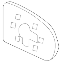 New Genuine Nissan Glass-Mirror,Lh 96302JB15E / 96302-JB15E OEM