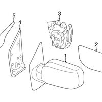 New Genuine Nissan Actuator Assy Mirror,Lh 96368EA10A / 96368-EA10A OEM