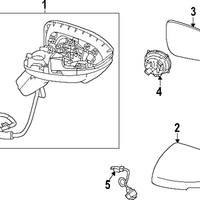 New Genuine Nissan Cover-Mirror Body,Rh OE 963736TA5B