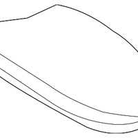 New Genuine Nissan Maxima Front Door Mirror Cover Trim Left (09-14) OE 963749N80A