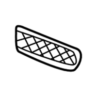 New Genuine Mercedes-Benz Left Driver Outer Bumper Grille Cover 1708850123 OEM