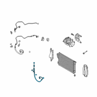 New Genuine Hyundai Sonata A/C Discharge Hose Line Air Conditioner OE 97762E7000