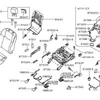 New Genuine Nissan Occupant Sensor Wiring Harness OE 988543TA0A