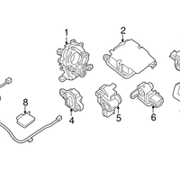 New Genuine Nissan / Infiniti Controller Assy-Occupant Sensor 988569PD5A / 98856-9PD5A OEM
