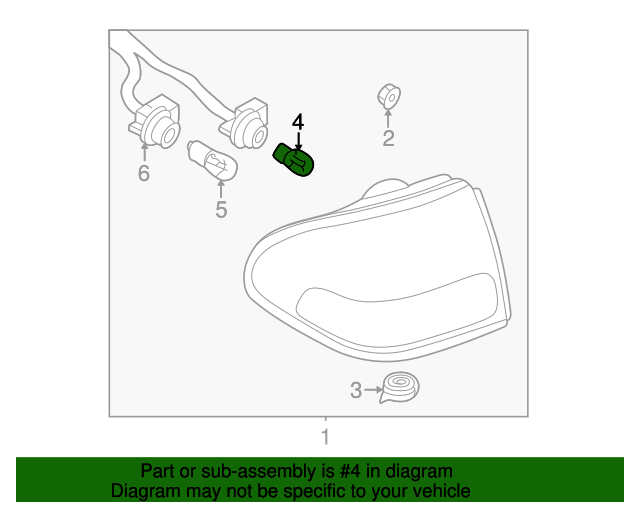 New Genuine Nissan Bulb 99990S1157 / 99990-S1157 OEM