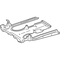 New Genuine Mercedes-Benz Radiator Support Splash Shield Trim (2003-2014) OE