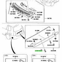 New Genuine Mazda Radiator Core Support Screw Tapping OE 9GG600620B