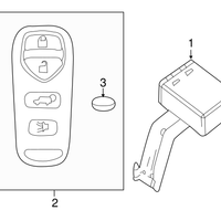 New Genuine Nissan Battery-Key OE B8599C2025
