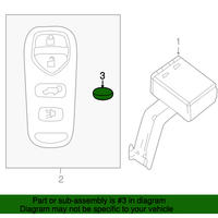 New Genuine Nissan Battery-Key OE B8599C2025