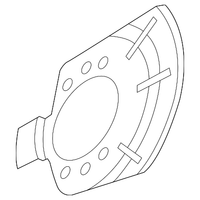 New Genuine Nissan Plate-Baffle D11613VAMB / D1161-3VAMB OE