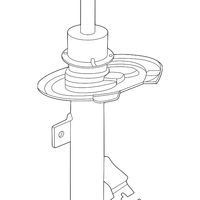 New Genuine Nissan Sentra Front Strut Assembly Left (2020-2024) OE E4C036LB1PNW