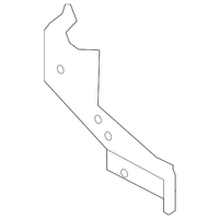 New Genuine Nissan Support-Radiator Core Side, Lh OE F25214BAMA