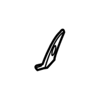 Genuine Mercedes-Benz Door Tweeter Cover Trim Interior Speaker Left (2001-2007)