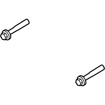 Pack of 4 Genuine Ford BOLT OE W720729-S439