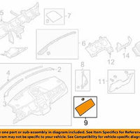 Genuine Ford OE Moulding AG1Z-54046A62-AC