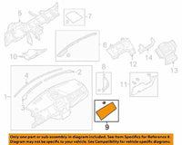 Genuine Ford OE Moulding AG1Z-54046A62-AC