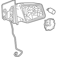 New Genuine Mercedes-Benz Mirror Assembly 1568103000 OEM