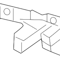 Genuine Mazda 3 Front Bumper Bracket Lower (2019-2021) OE BCKN50191
