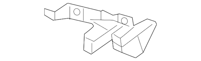 Genuine Mazda 3 Front Bumper Bracket Lower (2019-2021) OE BCKN50191