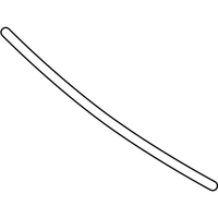 Genuine Mercedes-Benz Front Windshield Weatherstrip Seal Upper (2010-2015) OE