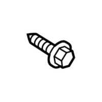 New Genuine Mercedes-Benz Fender Liner Screw Tapping (1954-2025) OE 000000001454