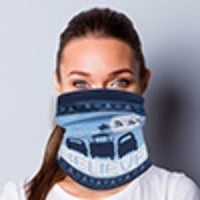 New Genuine Volkswagen Ugly Christmas Sweater Mask Cover Gaiter OE DRG009206