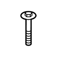 New Genuine Mercedes-Benz Headlamp Assembly Bolt 0069907012 OEM